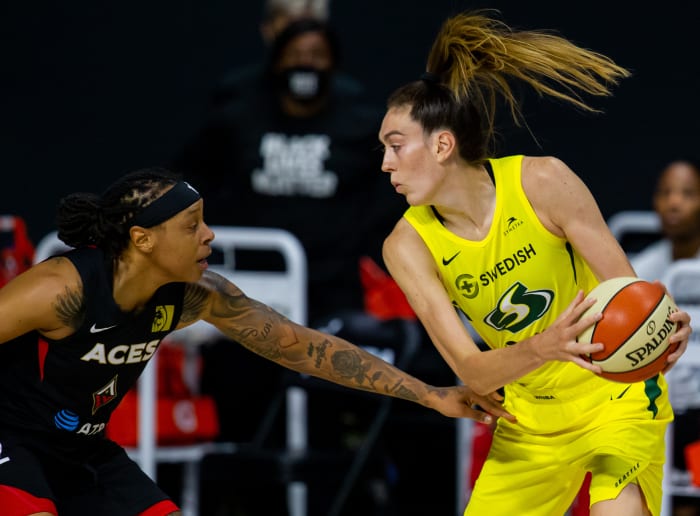 Hughes on Stewart: “Sometimes she’s the most amazing player in the world.”